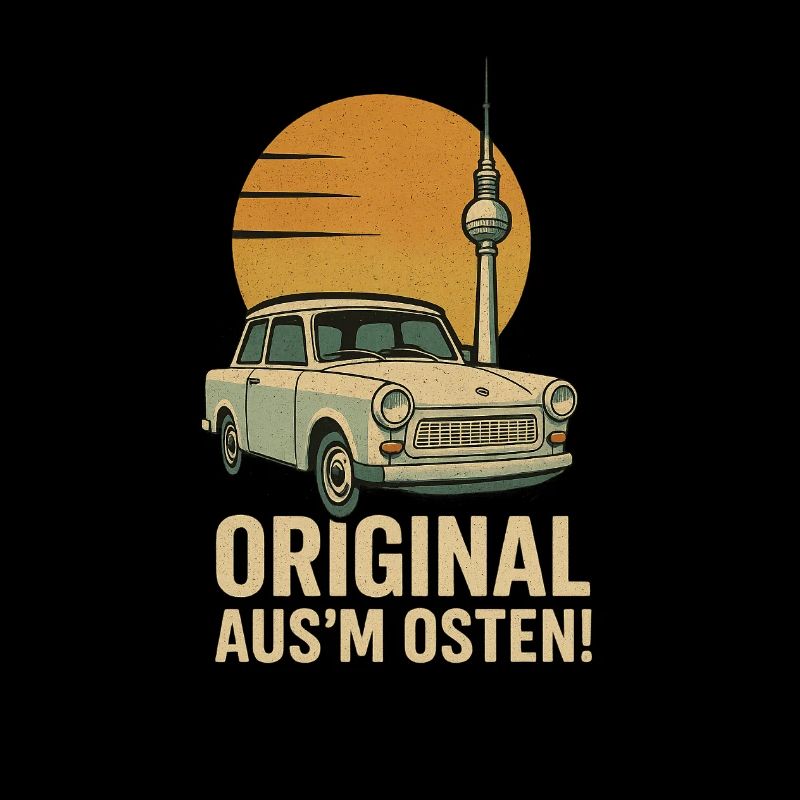 Original de l’Est – GDR Trabi design culte avec Fe