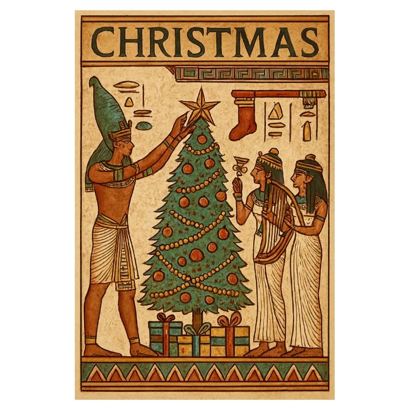 Ancient Egypt Christmas Scene