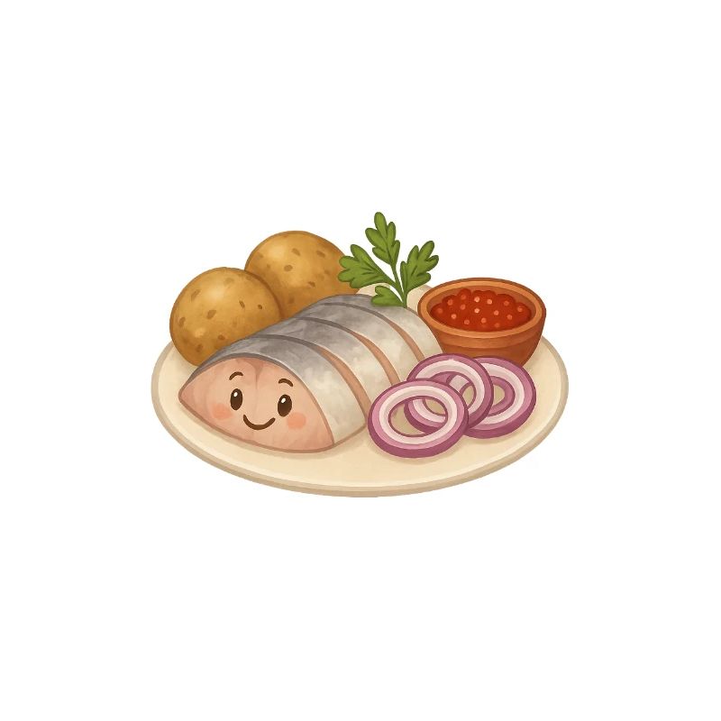 Herring with potatoes