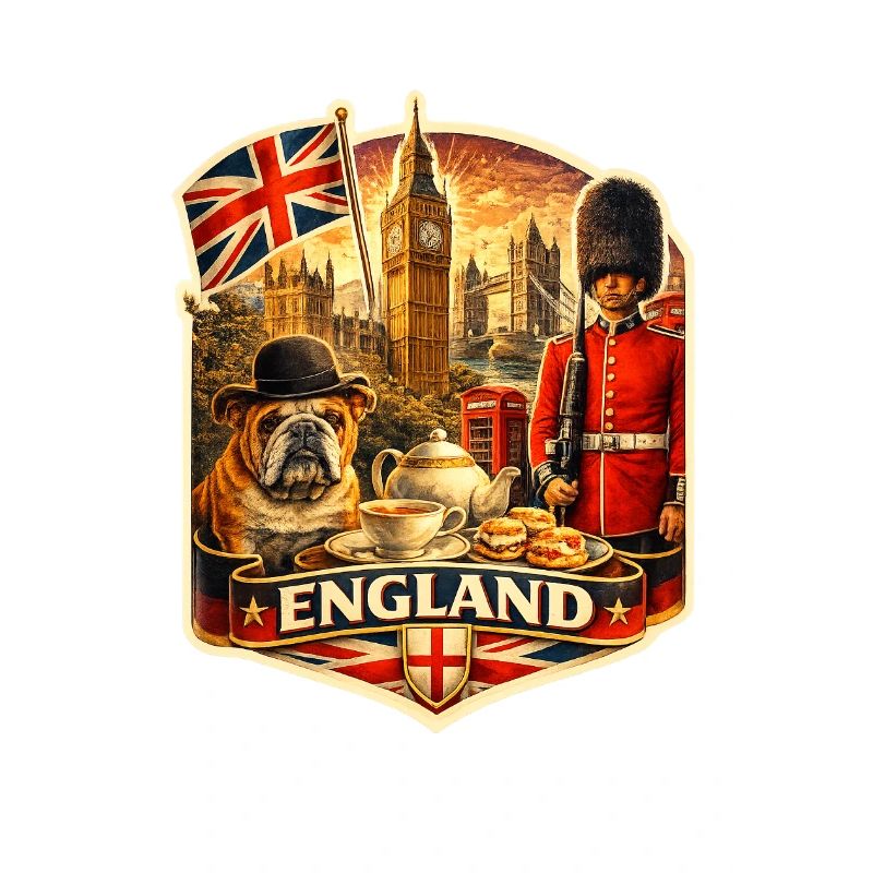 England Heritage Tea Badge