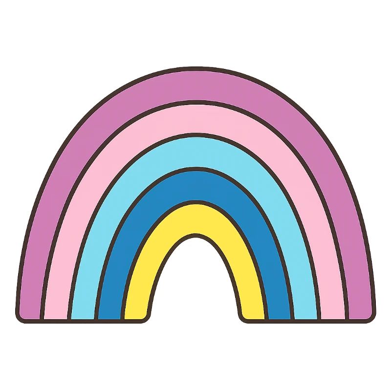 Pastel Rainbow Design