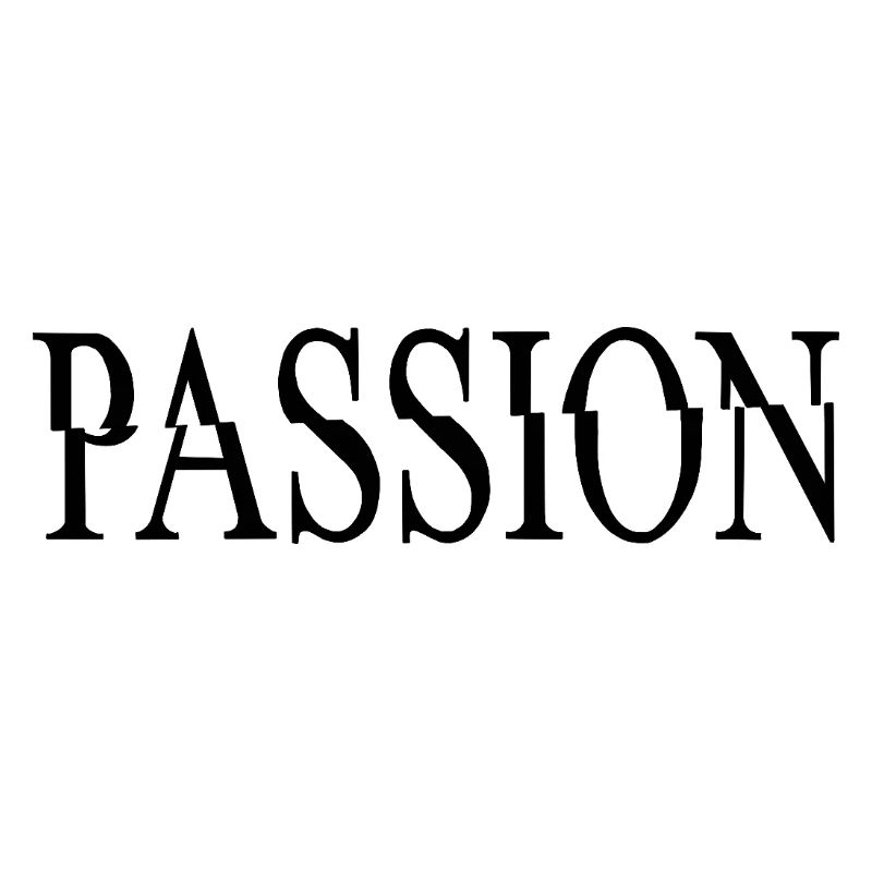 PASSION – Minimalist Statement Design