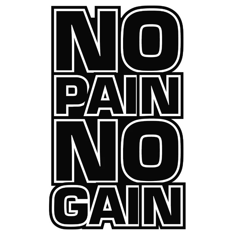 No Pain No Gain Devise de remise en forme