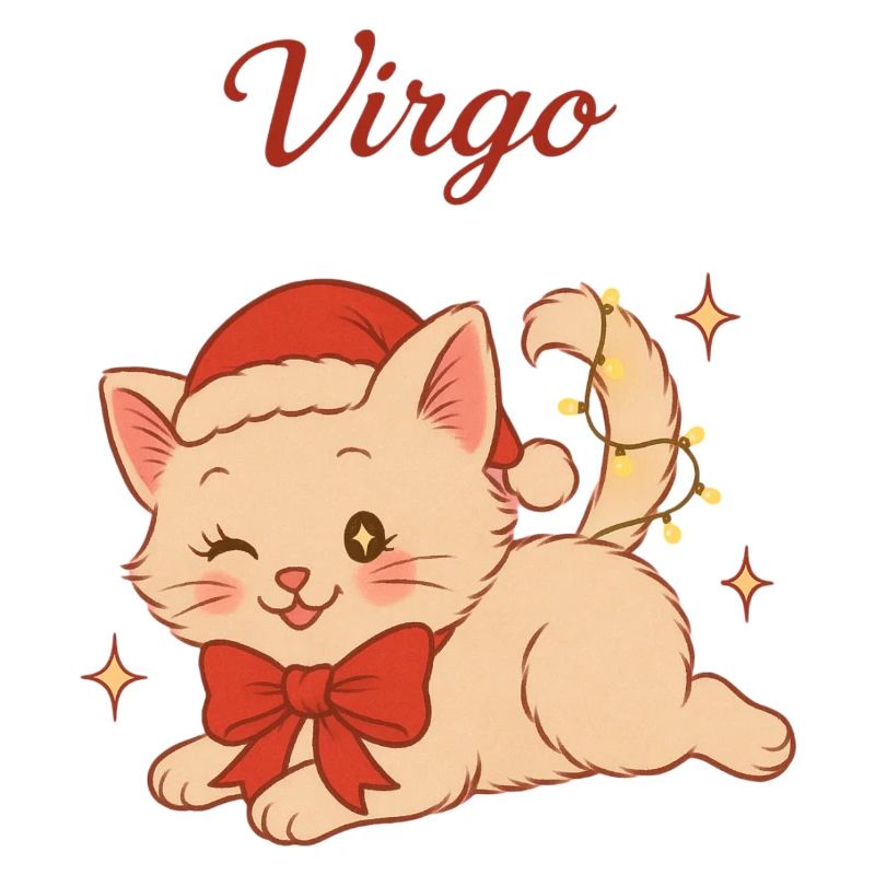 Virgo Cat Magic Christmas