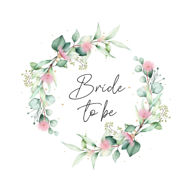 Bride To Be Bridal Bachelor Party Eucalyptus Boho
