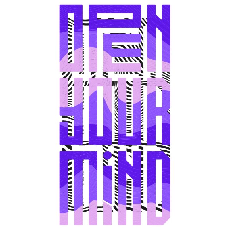 Neon Block Gradient