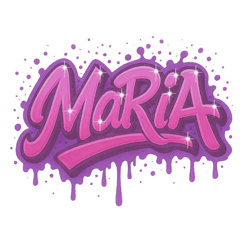 Graffiti Maria Name Gift Ideal Printable On