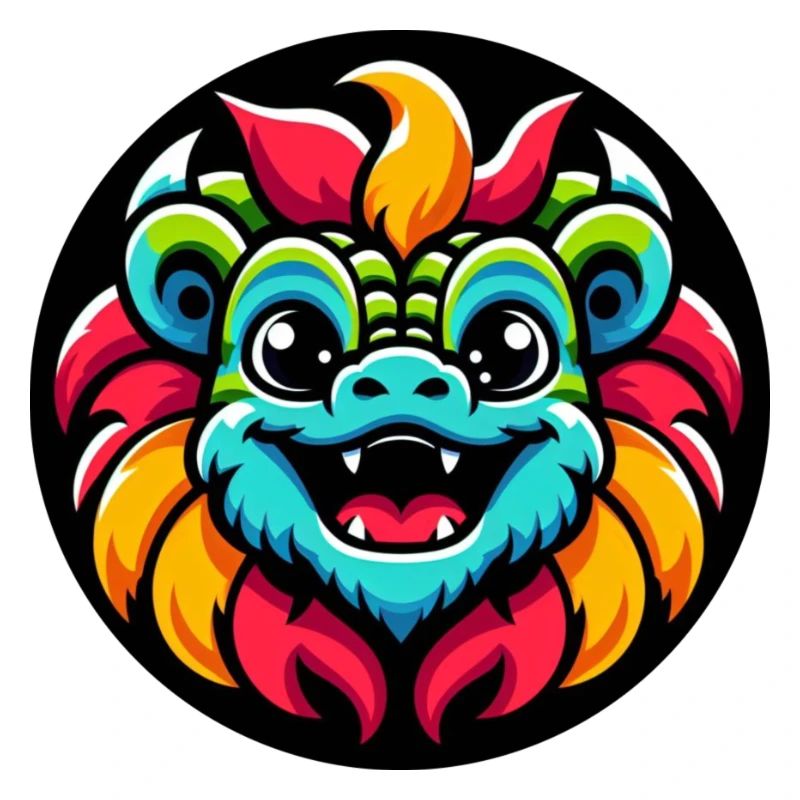 Dragon Bande Dessinée Colorée