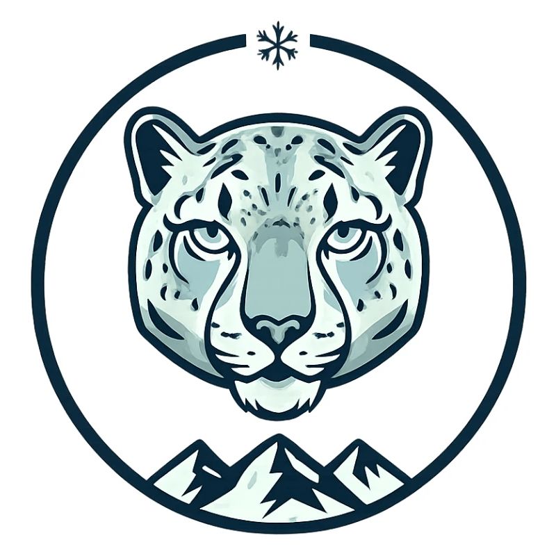 Mountain snow leopard