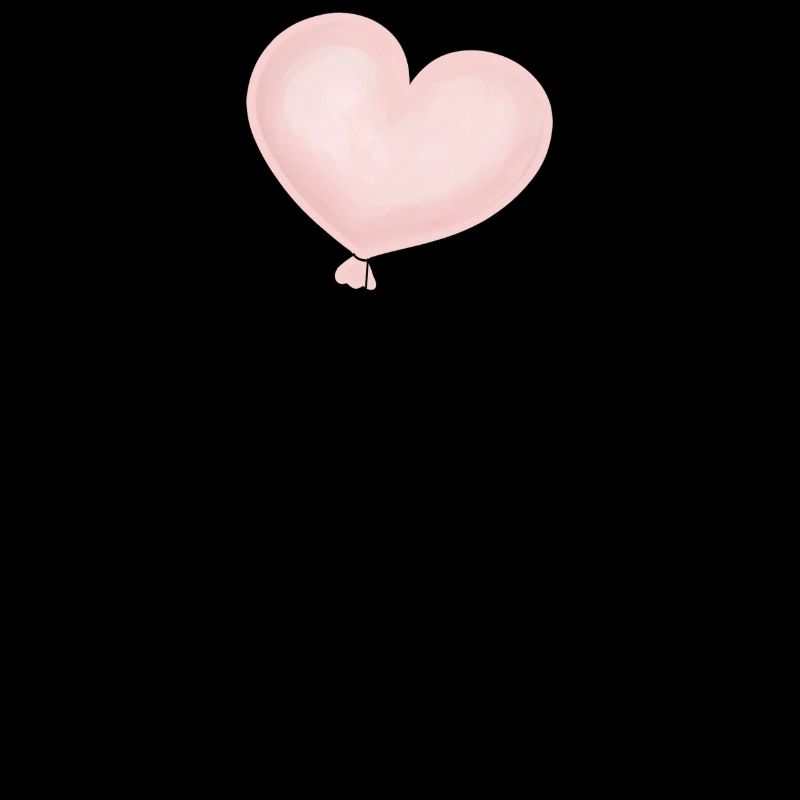 Luftballon Herz Liebe pastell