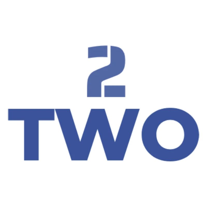 BUCHSTABE NUMMER 2 DESIGN UND TYPOGRAFIE SYMBOL