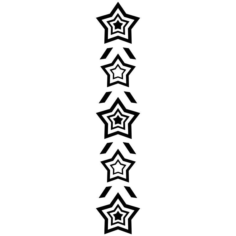 Rangée d’étoiles