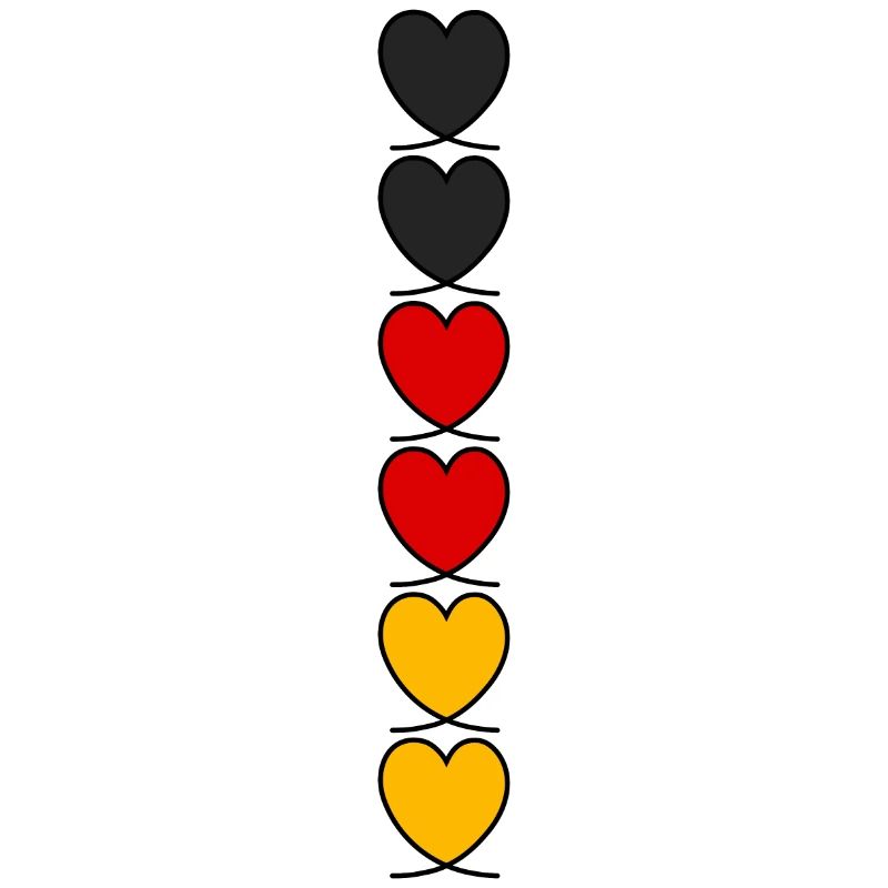 Germany Hearts