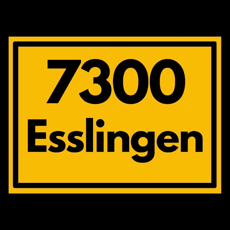 ANCIEN CODE POSTAL RÉTRO 7300 ESSLINGEN SCHABEN