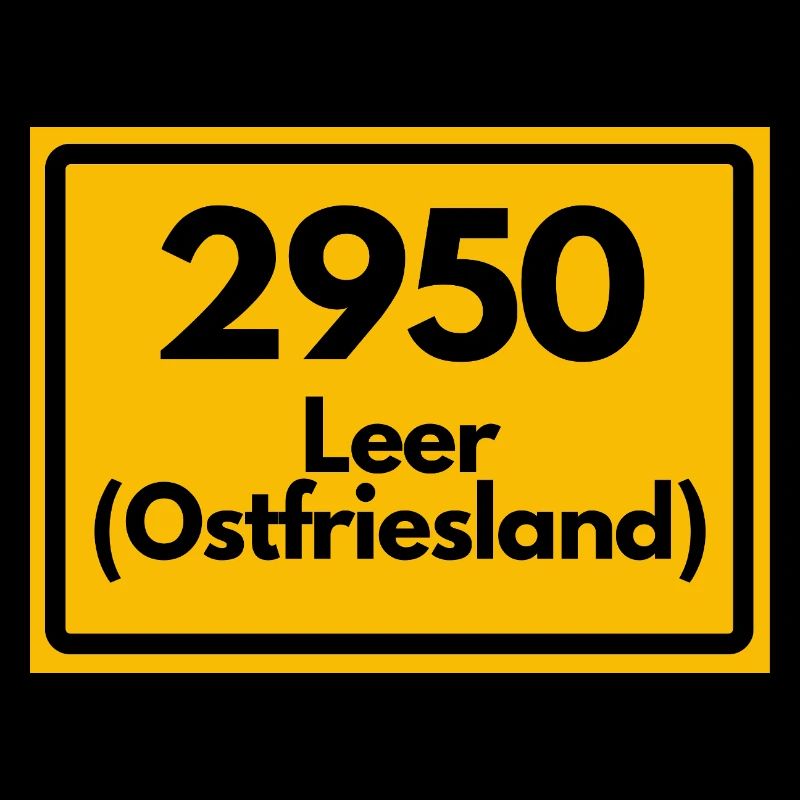 ANCIEN CODE POSTAL RÉTRO 2950 LEER EAST FRISIA