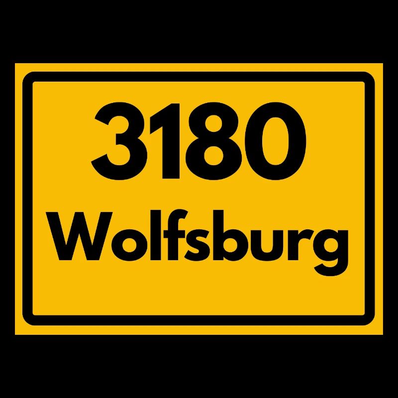 ALTE POSTLEITZAHL PLZ RETRO 3180 WOLFSBURG 