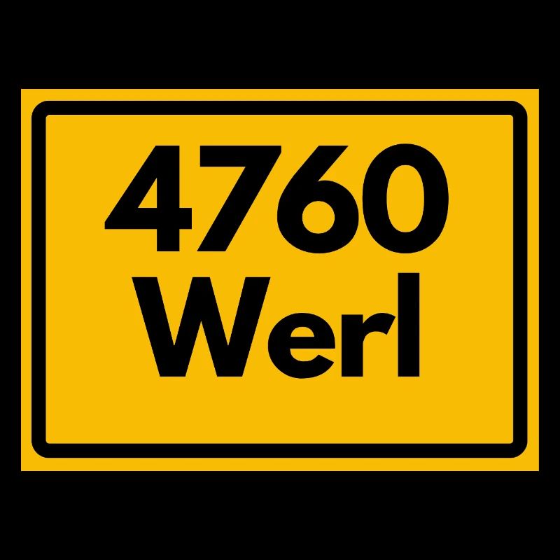 ALTE POSTLEITZAHL PLZ RETRO 4760 WERL