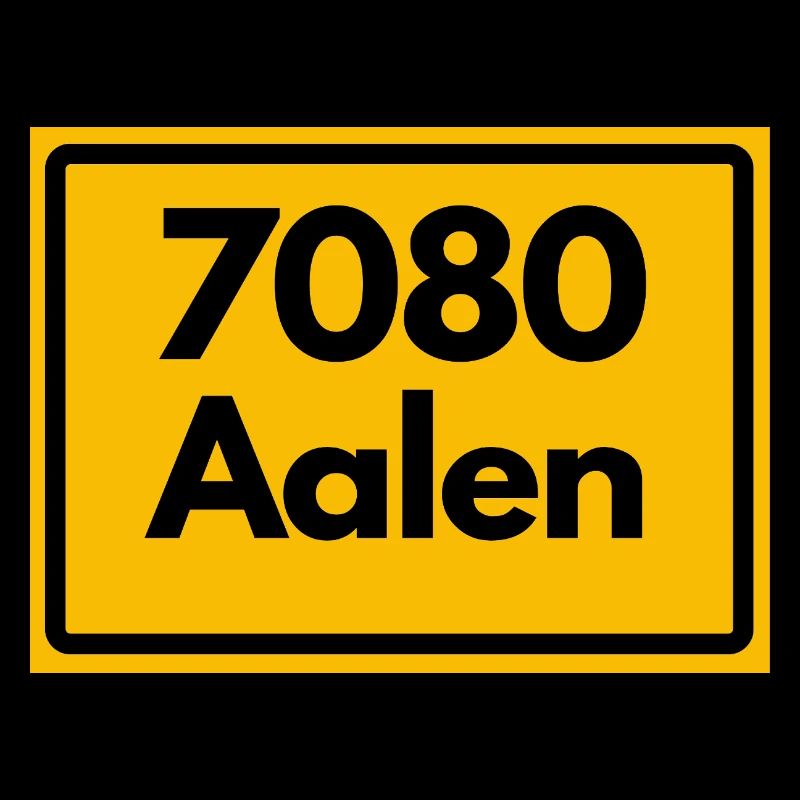 OLD POSTCODE ZIP CODE RETRO 7080 AALEN HEIMATSTOLZ