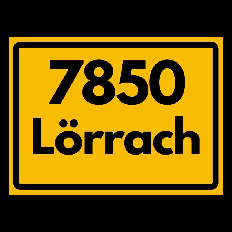 ALTE POSTLEITZAHL PLZ RETRO 7850 LÖRRACH HEIMAT