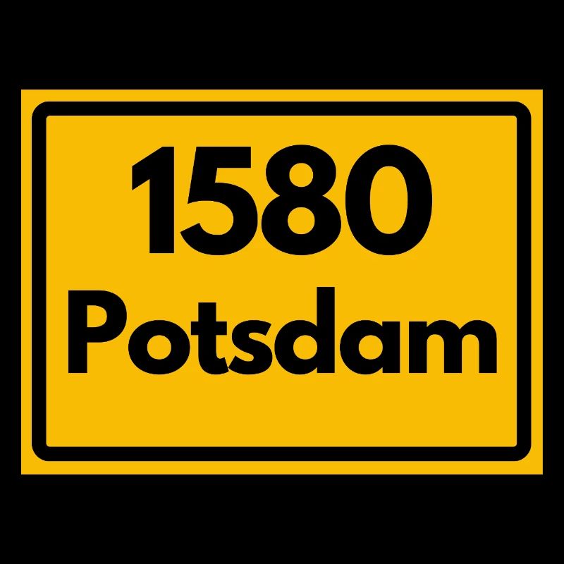 ANCIEN CODE POSTAL RÉTRO 1580 POTSDAM HEIMAT