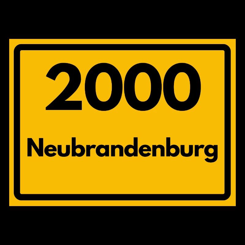 ALTE POSTLEITZAHL PLZ RETRO 2000 NEUBRANDENBURG 