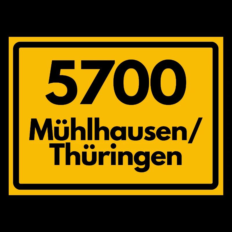 ANCIEN CODI POSTAL 5700 MÜHLHAUSEN THURINGIA