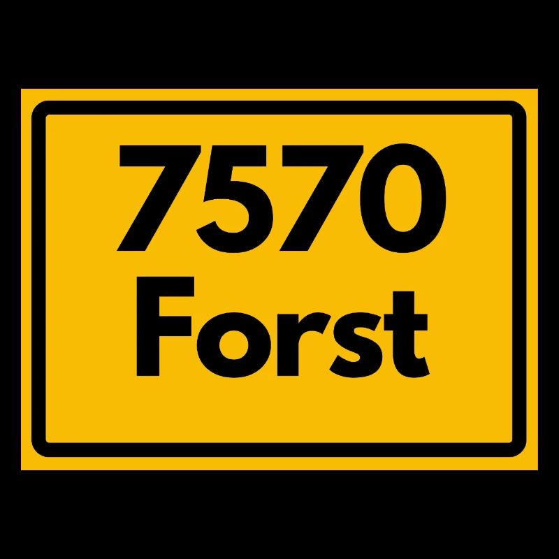 ANCIEN CODE POSTAL RETRO 7570 FORST