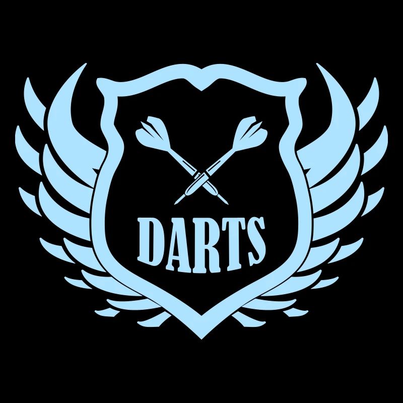 Darts Shield Emblem Wings