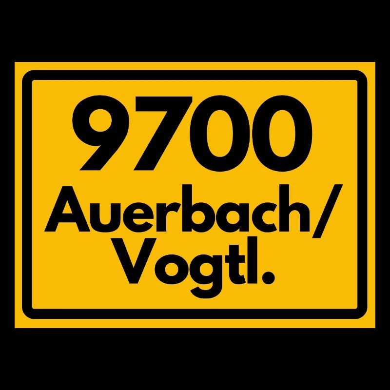 OLD POSTCODE 9700 AUERBACH/VOGTL. SAXONY