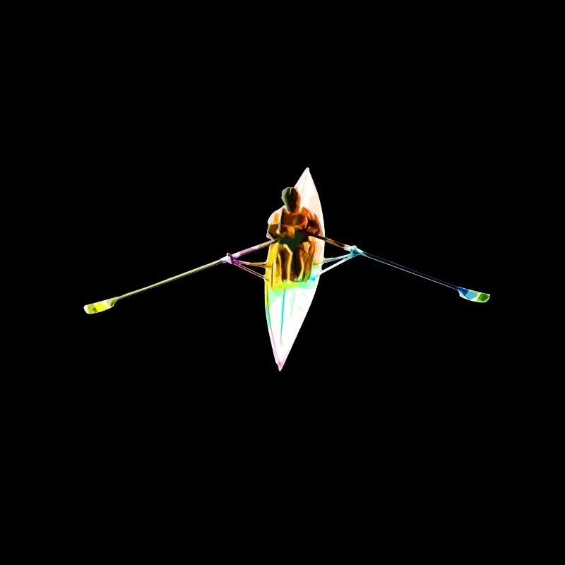 Colorful rower