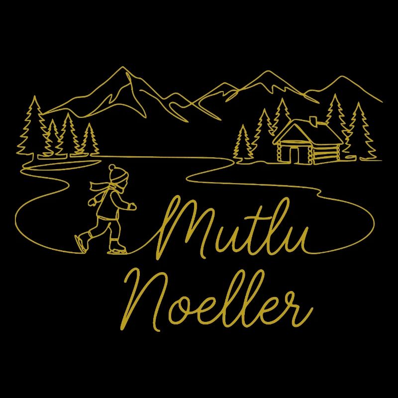 Mutlu Noeller Christmas Winter Landscape