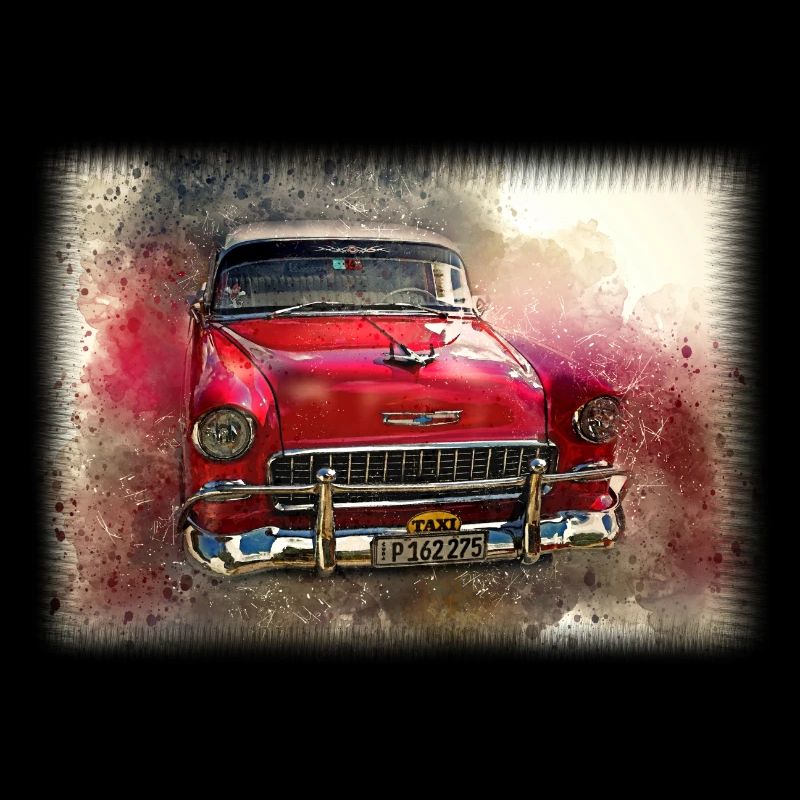 Nostalgic Old American Dream Car
