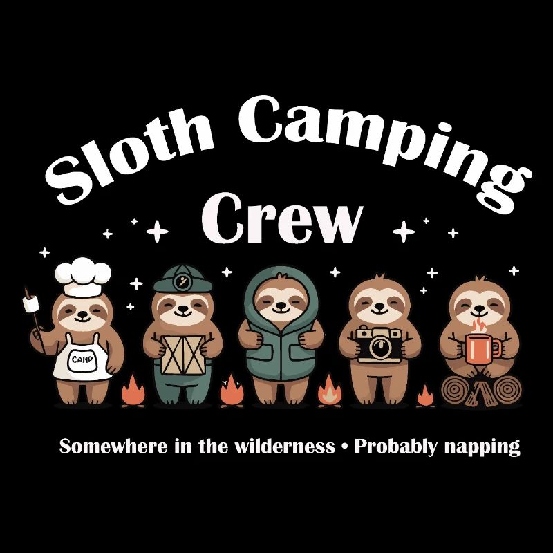 Sloth Camping Crew