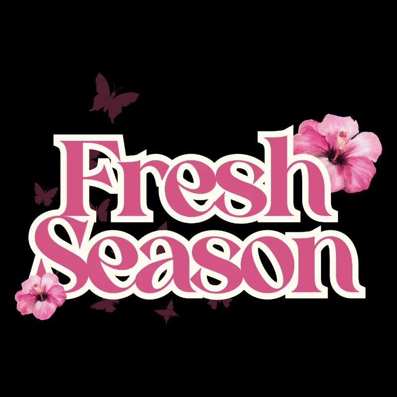 Fresh Season Floral Script