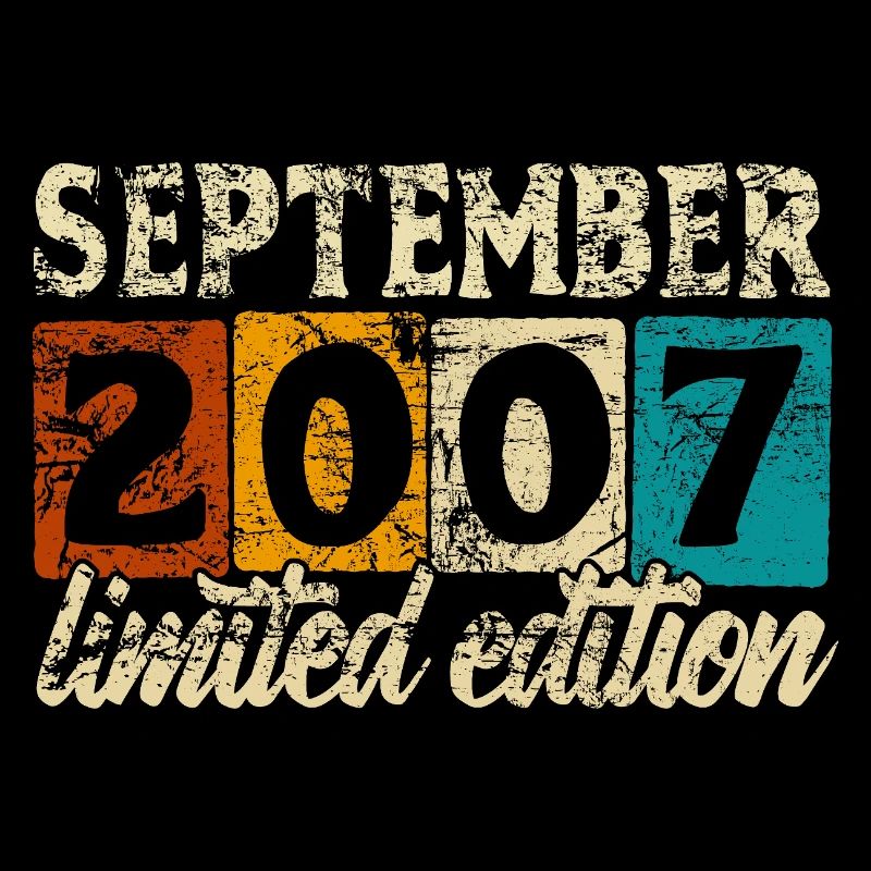 Limited Edition September 2007 Geburtstag Geschenk