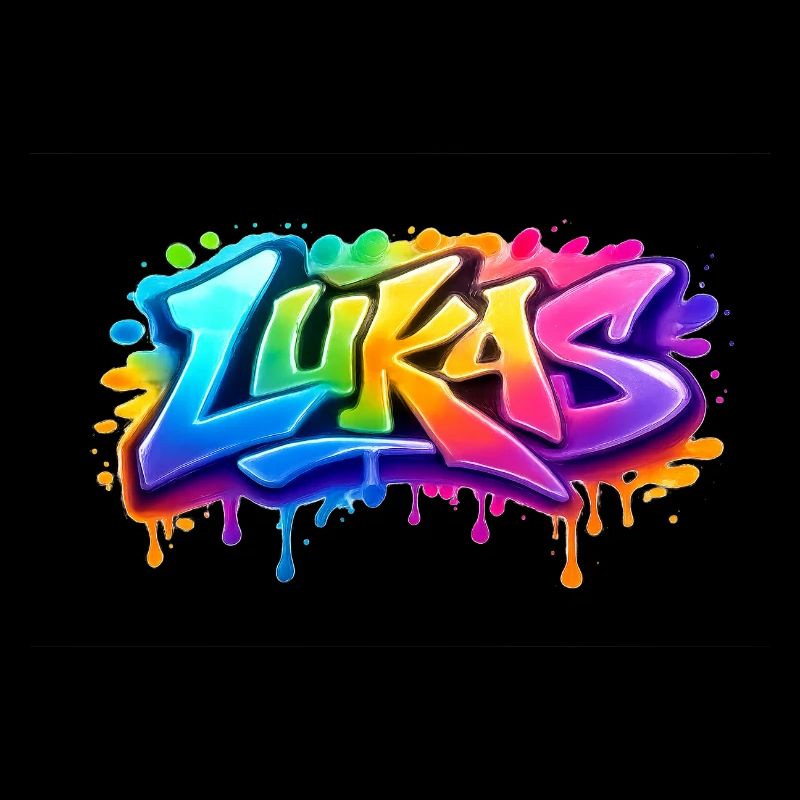 LUKAS GRAFFITI NAME FOR PERFECT GIFT PRINTABLE 
