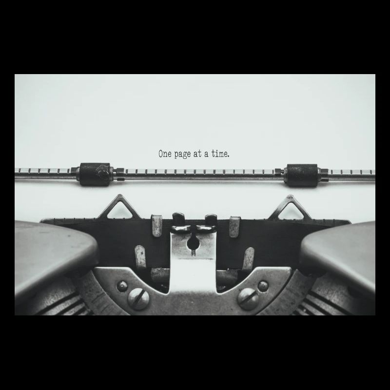 One Page At A Time Typewriter Design