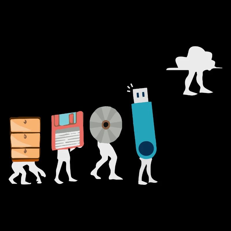 Cloud-Computing-Lustige Programmierer-Daten-KI-Software
