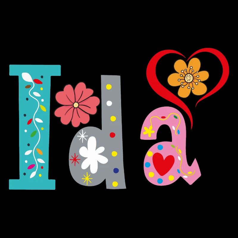 Personalisierter Ida-Name