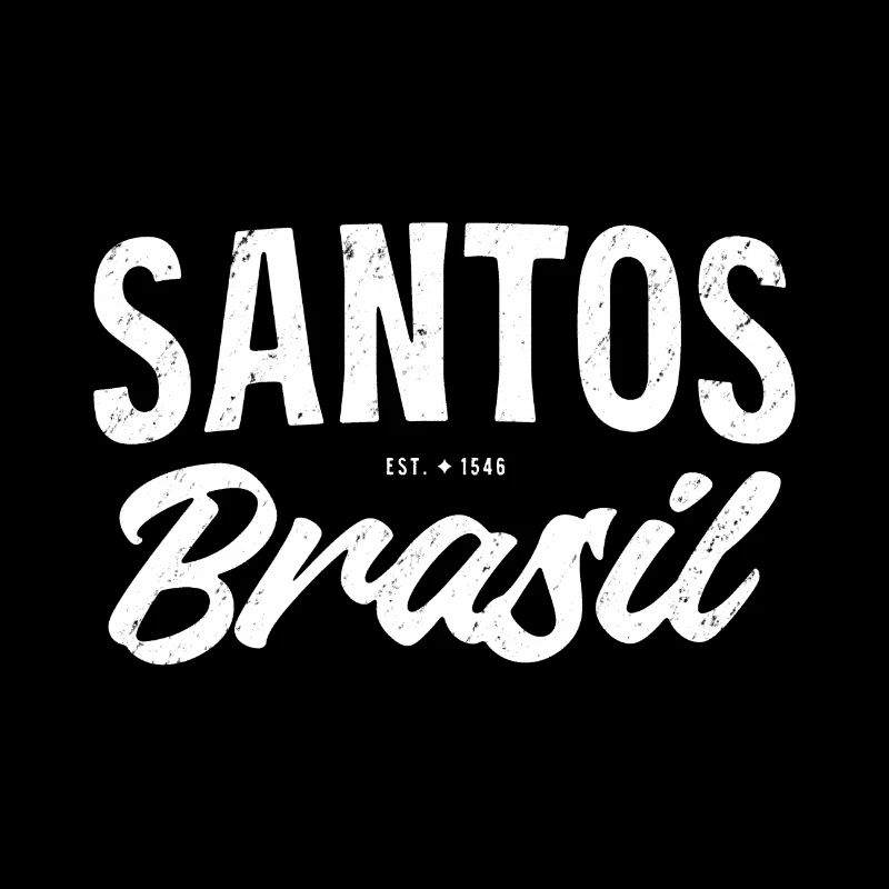 Santos Brasil Lettering