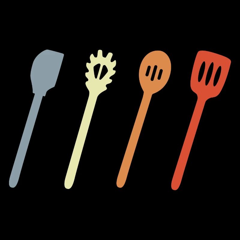 Cooking spoon sketch