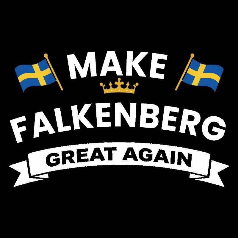 Falkenberg Flag Crown Design