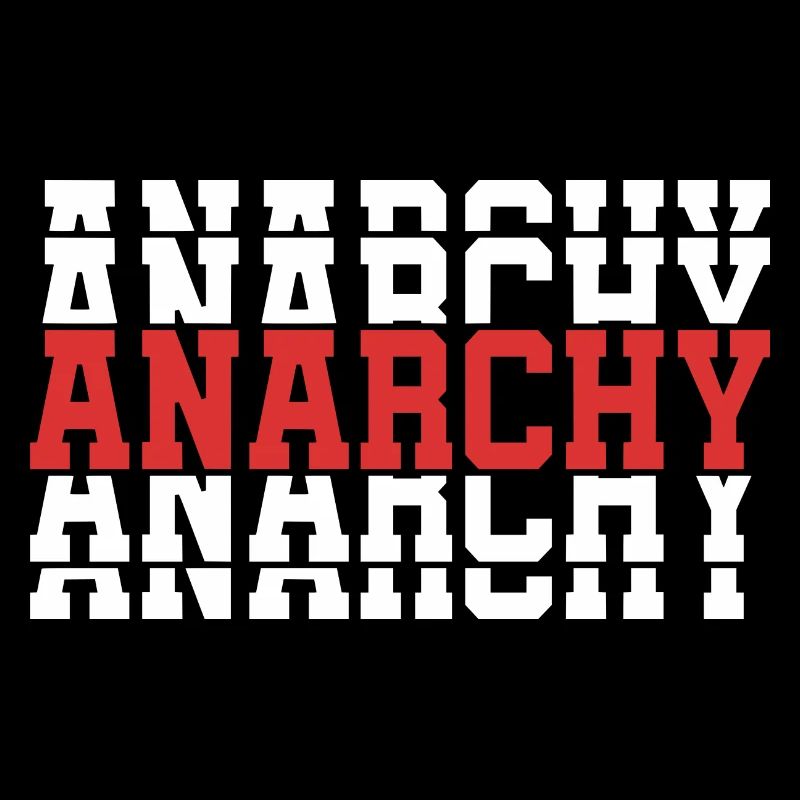 t-shirt Anarchy t-shirt gift idea stacked text