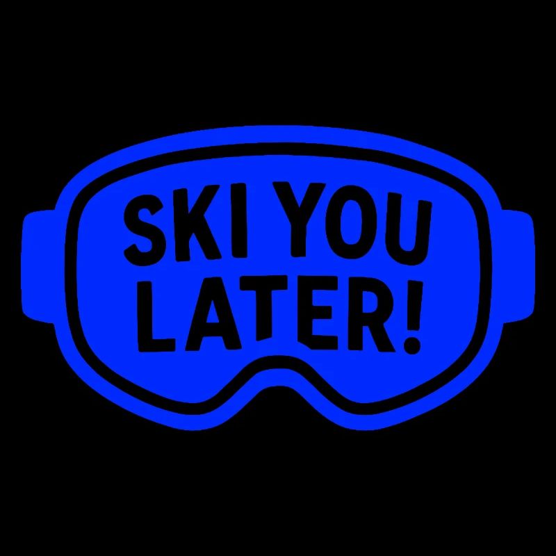 Lunettes de ski – À bientôt !