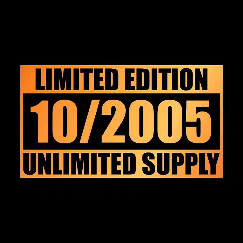 20th Anniversary Edition Limitée - ꝏ Approvisionnement 10/2005
