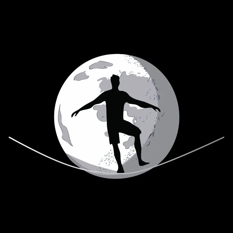 Das Zen des Gleichgewichts: Slacklining vom Mond