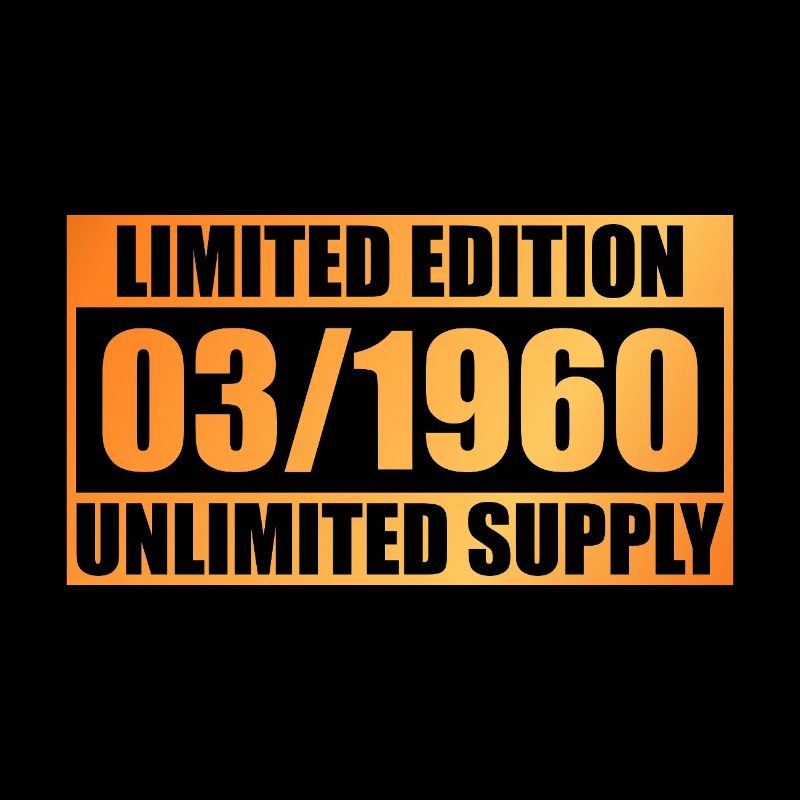 66e anniversaire Édition Limitée - ꝏ Approvisionnement 03/1960