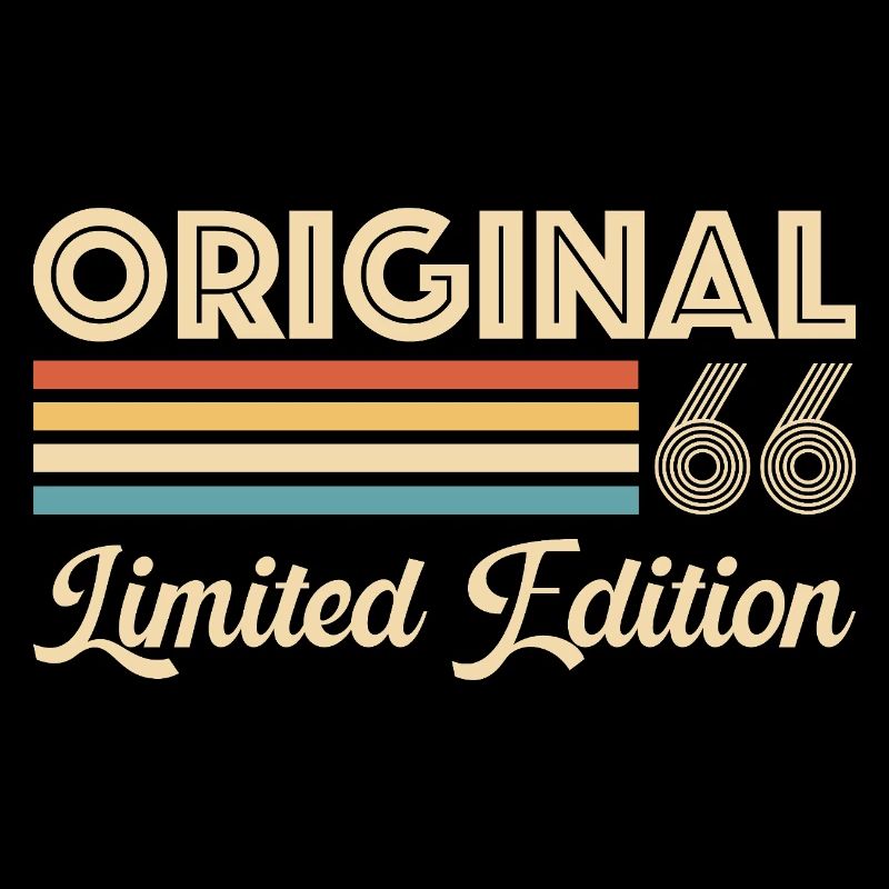 60e anniversaire 60 ans 1966 Original 66 Cadeau