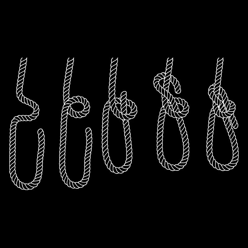 Rope Knots Line Art Palstek Sailing Knots