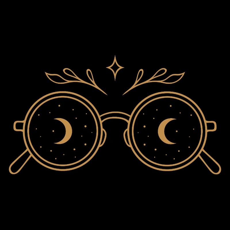 Lunettes sorcières avec lunes - Midsummer Vibes